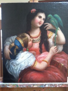 Painting after treatment